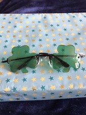 Four Leaf Clover Guinness  Glasses St Patricks Day