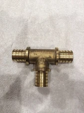 Lot Of (3) 1" X 1" X  1" REHAU 260977 Tee F2080 Everlock