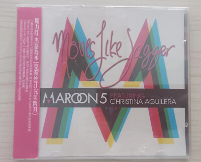 Maroon 5 Christina Aguilera- Moves Like Jagge  - Remix 9-Track EP single CD