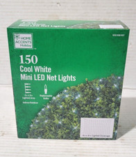 Home Accents Holiday 150 Cool White Mini LED Net Lights Christmas/Party/Wedding
