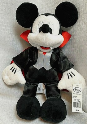 Disney Collection Mickey Mouse Vampire Halloween Plush NWT | eBay