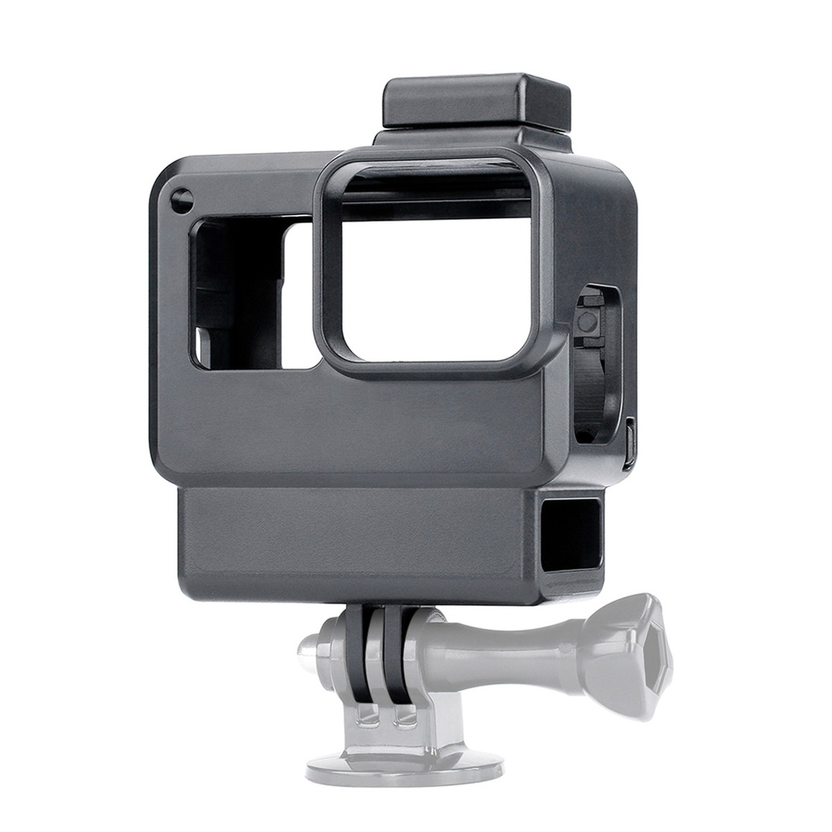GoPro HERO 7 Silver&3wayマウント Vlog Case Action Camera Housing Shell with Cold Shoe Mount for