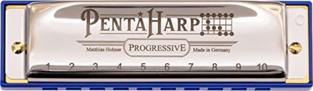 Hohner Armonica Pentaharp Armonica, Chiave di Sol Minore, Acciaio inossidabile (