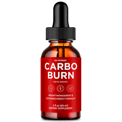 (1 Pack) Carbo Burn Weight Loss Drops for Burning Extra Fat & Boosting Energy