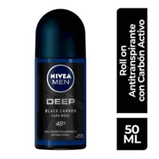 Antitranspirante NIVEA MEN deep darkwood antibacterial roll on 50 ml (1pc)