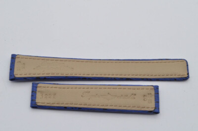 Breitling Leather Strap 18Mm For Folding Clasp 16Mm Blue 18-16 | eBay