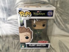 Funko POP! Figura Marvel Studios Hawkeye: Clint Barton #1216 CAJA DAÑADA A7