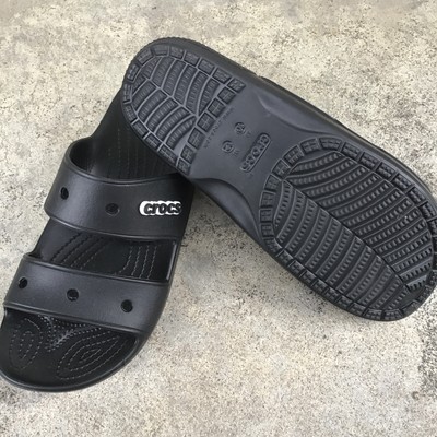 Crocs 206761-001 Classic Black Double Strap Sandal Size Mens  display picture 1