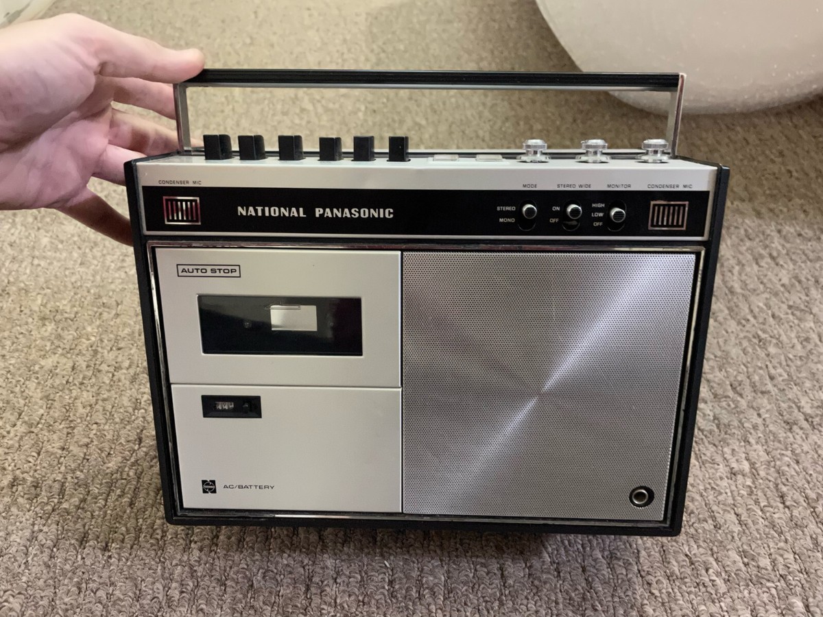Retro Vintage RS-264S National Panasonic Stereo Cassette Recorder