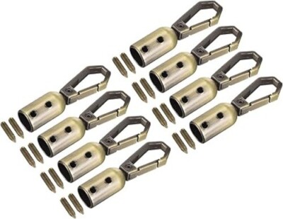 Beschaffungskarte Kordel Endkappe, 8 Stck. 0,43 Zoll/11 mm Endkappe Fass Perlen Abschlusskordel