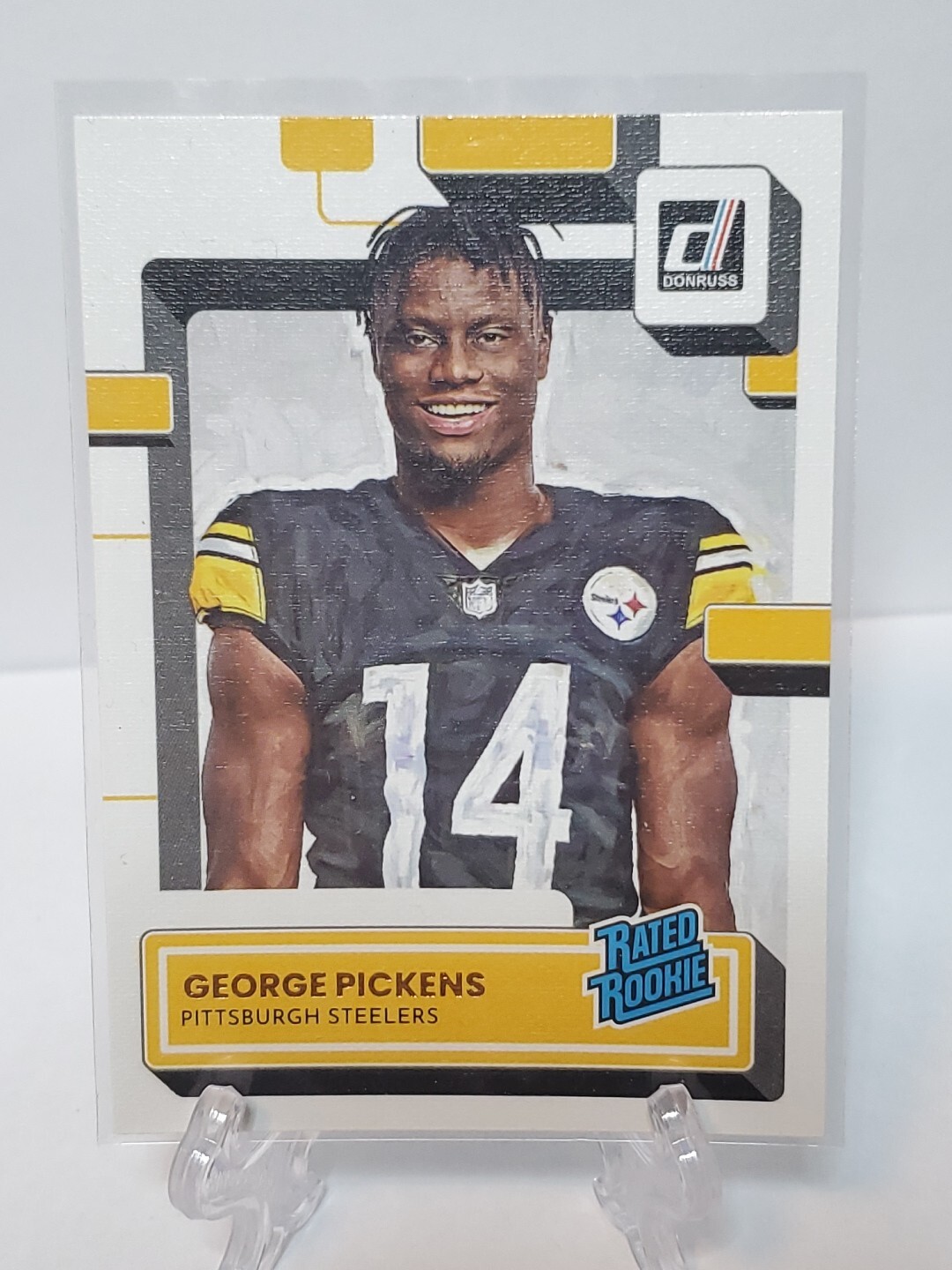GEORGE PICKENS #323 2022 PANINI DONRUSS STEELERS RATED ROOKIE PORTRAIT
