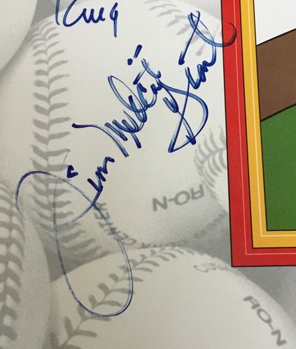 1999 *JOE DIMAGGIO LEGENDS GAME* POSTER SIGNED BY 8 MLB PLAYERS - TIANT - MINOSO - Picture 9 of 12