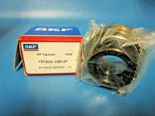 SKF YET 205-100-2F, Ball Bearing Insert w Collar (=GRA100NPPB, RA100RB, VE116) 