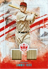 JIMMIE FOXX 2019 DIAMOND KINGS DK HOLO BLUE DUAL BAT RELICS 6/10! FREE SHIP! 