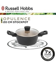 Image of Russell Hobbs Opulence 20 cm Stockpot with Lid -Non-Stick Casserole pot