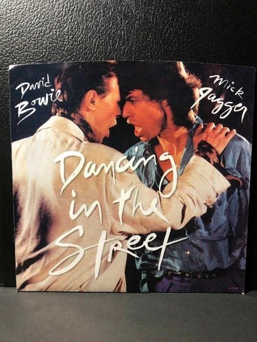 1985 Mick Jagger & David Bowie DANCING IN THE STREET (45RPM) w/Pic Sleeve (J169)