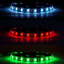 Kingwin KRGB-LED-12AD RGB Multi-Color 12inch Flexible LED Strip Kit w/ Remote