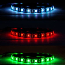 Kingwin KRGB-LED-12AD RGB Multi-Color 12inch Flexible LED Strip Kit w/ Remote