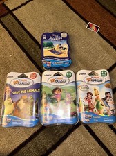 3 VTech VSmile Motion  smartridge Save Animals, Dora, aladdin, tinkerbell