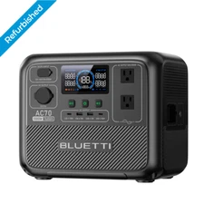 BLUETTI AC70 1000W 768Wh Portable Power Station Solar Generator for Camping Trip