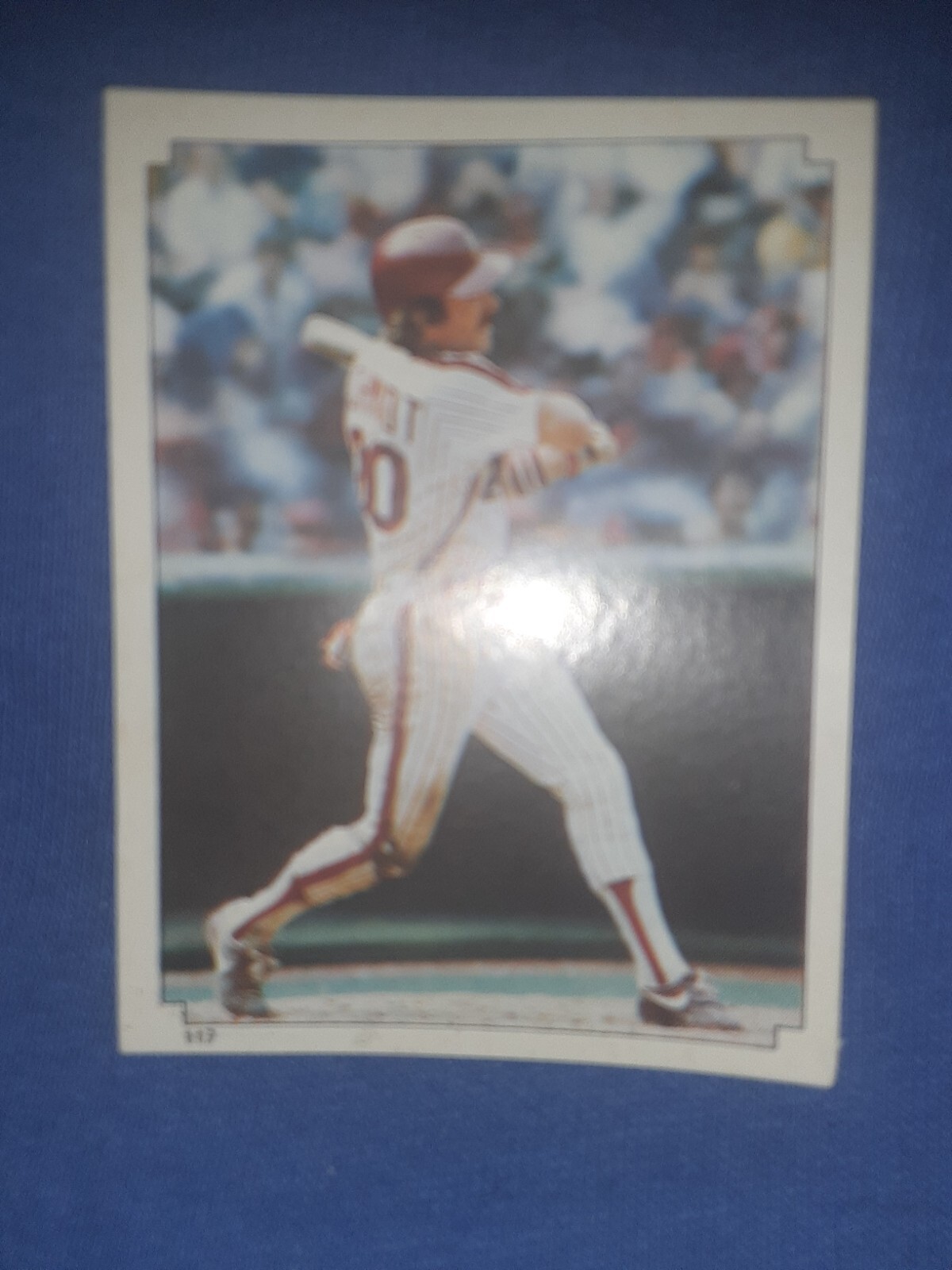 1984 Topps Stickers Mike Schmidt #117 Philadelphia Phillies MVP HOF