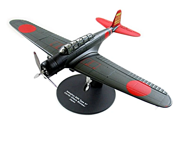 NAKAJIMA B5N TYPE97 JAPAN CARRIER ATTACK BOMBER YEAR 1942 DEAGOSTINI SCALE 1:72  - Изображение 3 из 4