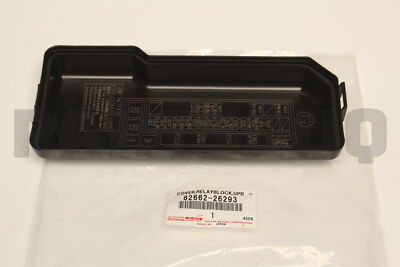 8266226293 Genuine Toyota COVER, RELAY BLOCK, UPPER, NO.1 82662