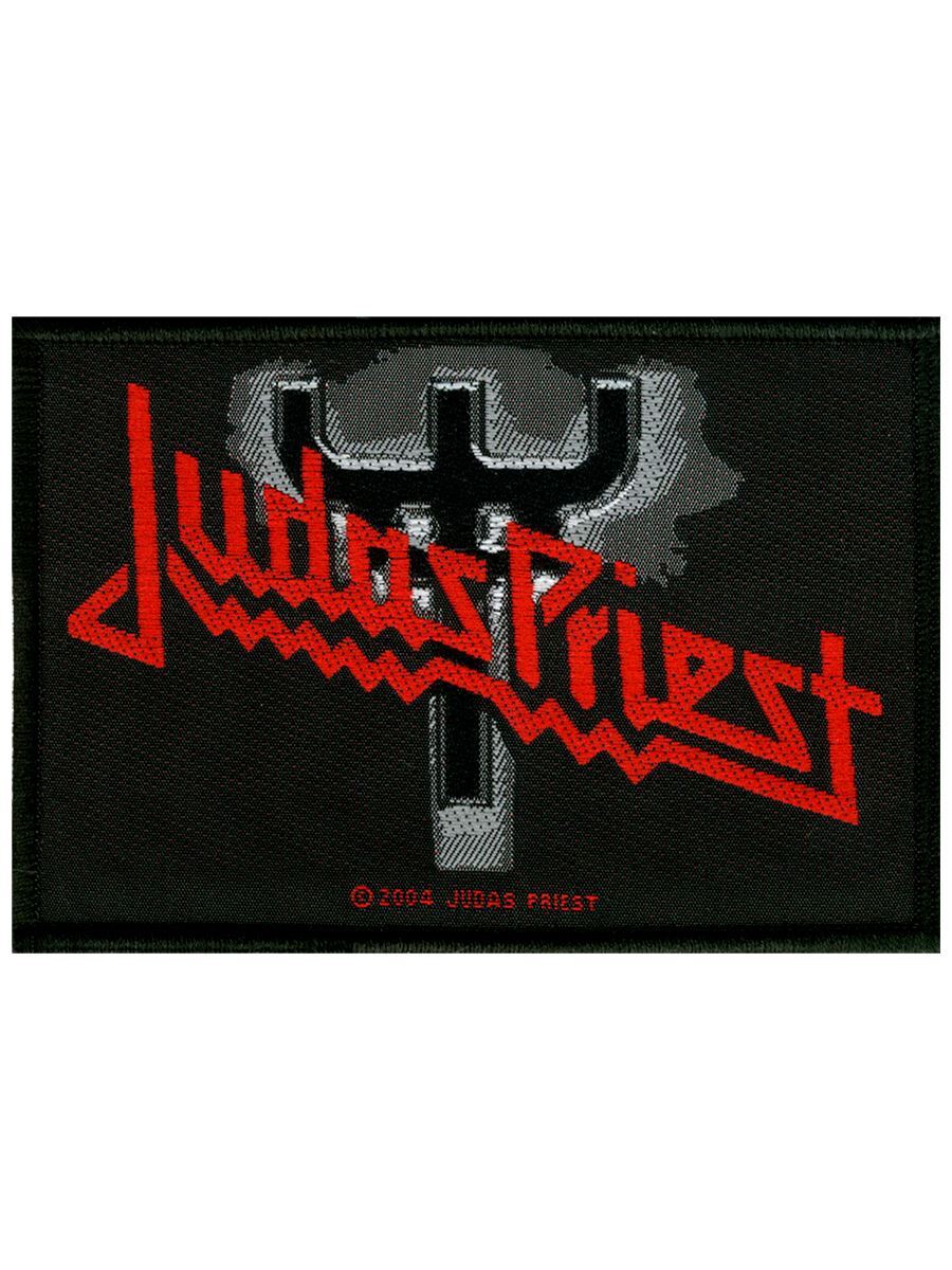 Judas Priest Patch - Logo/Fork 10.5x7cm