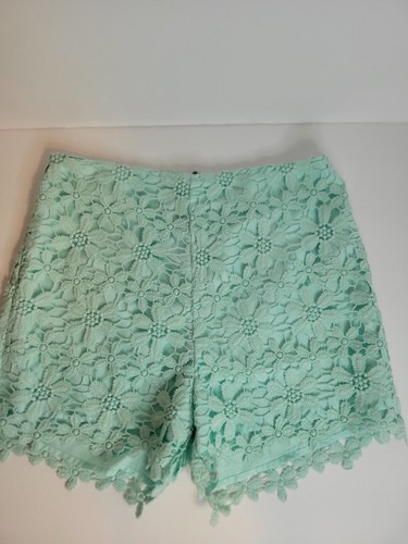 Pre-owned Hollister Light Blue High Waist Floral Shorts Size 3 for women - Picture 4 of 5