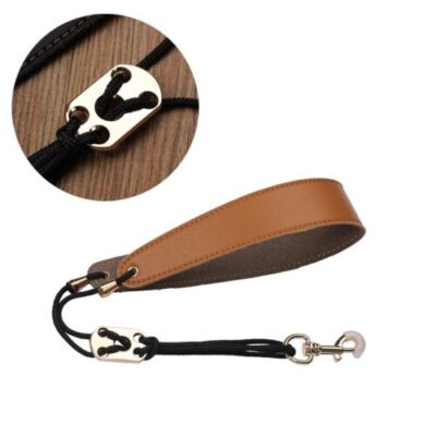Ceinture De Cou Saxophone En Cuir Rembourrée – Alto/Ténor – NEUF