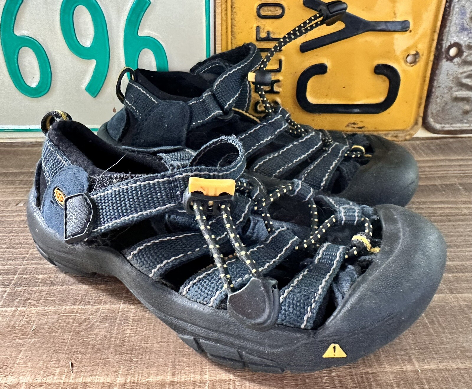 KEEN Newport sandali bambino scarpe estive blu coulisse escursionismo taglia 11