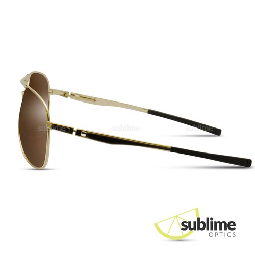 POLARIZED Dark Brown Replacement Lenses For Oakley Plaintiff ~ Bronze OO4057 - Picture 3 of 5