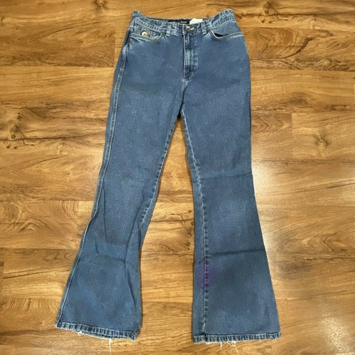 Blue Flare Leg Jeans S1220 Womens Size 