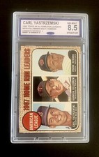 1968 Topps AL Home Run Leaders #6 Yastrzemski Killebrew Howard CCG NR-MINT 8.5🔥