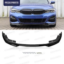 Front Bumper Lip Spoiler Splitters For BMW G20 330i M340i 330e 2019-2022 M Sport