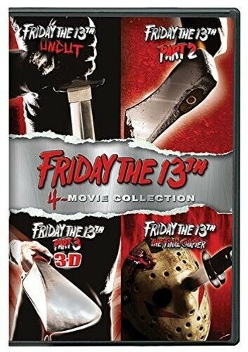 4-Movie BLU-RAY Bundle! Friday The 13th Part 1-3(3D) + Freddy VS