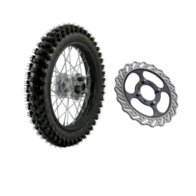 19'' Front Wheel Rim 70/100-19 Tire Disc Rotor Dirt Bike 1.60x19 Apollo 150cc 250