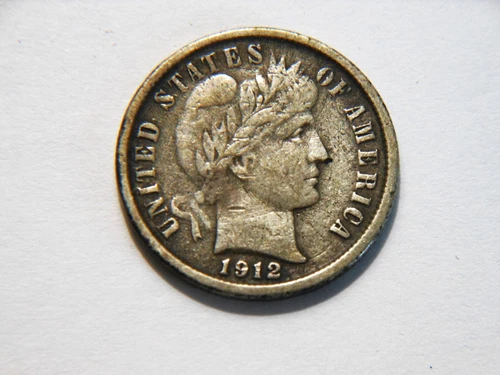 1912-D VF Silver Barber Dime,  Nice *Better Grade* Coin for a collection