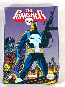 The Punisher (Nintendo NES, 1991) with Box and Poster