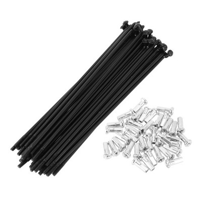 1 Set mit 14 Speichen Fahrradrad 104 mm lang 14 Brustwarzen 12 mm lang