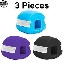3Pack Jawline Exerciser Mouth Exercise Fitness Ball Neck Face Jaw Trainer Toning