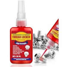 Thread Lock 1.69 Fl oz/50 ml, High Strength, Locker for Nuts, Bolts, Fasteners a