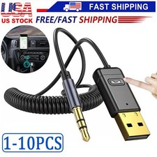 Wireless USB Bluetooth 5.0 Audio Transmitter Receiver Adapter For PC TV Car LOT