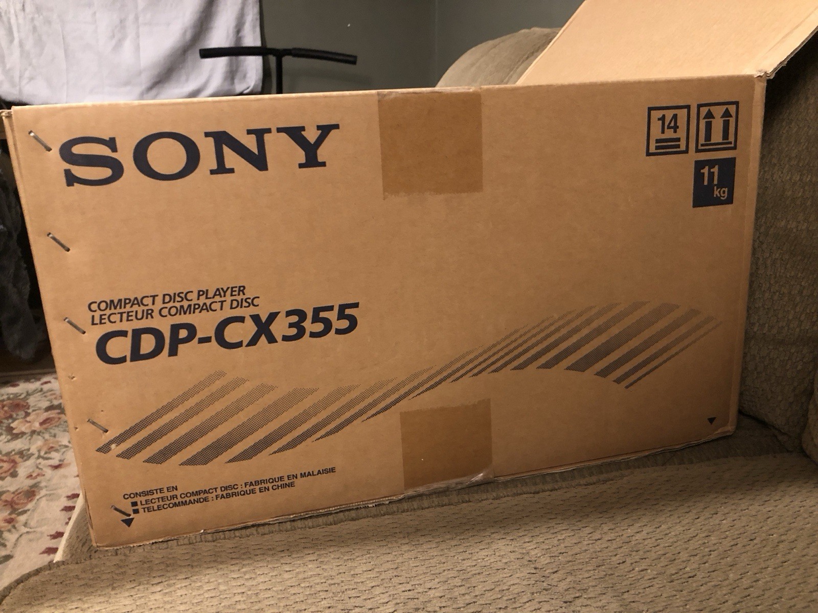 Sony CDP-CX355 CD Player Mega Storage 300 Disc Changer New Open Box! 🔥