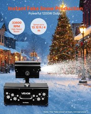 Snow Machine, 1200W 90 Shaking Head Snow Maker with Wireless Remote Contro