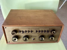 McIntosh Lab C8 Mono Preamp In Blonde Cabinet ￼ Vintage - Orig, Not Tested