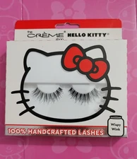 The Crème Shop Hello Kitty 100% Handcrafted Lashes Wispy Wink NEW
