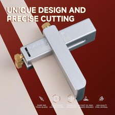 Adjustable Leather Belt Cutting Tool Strap Cutter w/ Blade for DIY Leathercraft