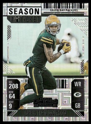 2024 Panini Contenders Season Ticket Retail Christian Watson Green