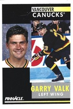 1991-92 Pinnacle - Garry Valk #291 Vancouver Canucks
